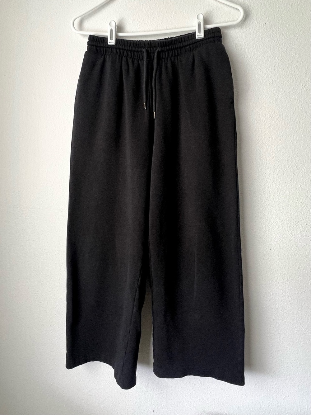 Old Navy wide leg fleece drawstring sweatpants size S Petite